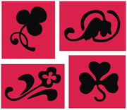 Клевер - чертеж для выпиливания лобзиком