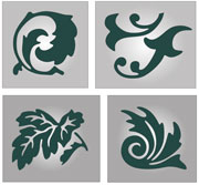 Листья - чертеж для выпиливания лобзиком