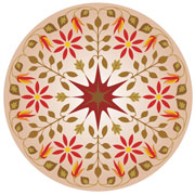 Цветочки - чертеж для выпиливания лобзиком